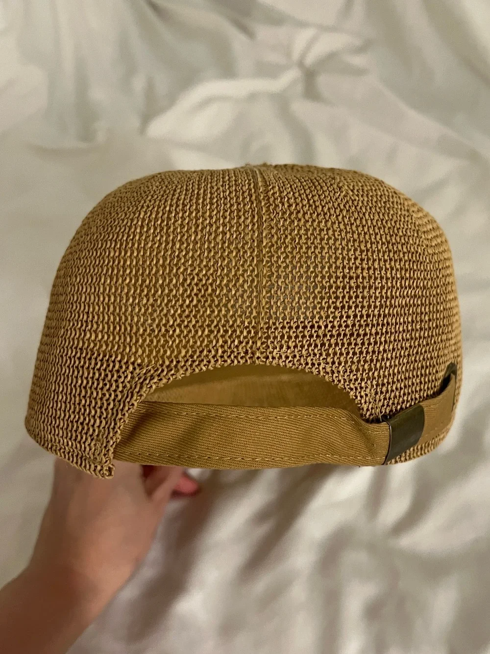 WYETH | Paula Baseball Cap Woven Straw Baseball Cap - Tan